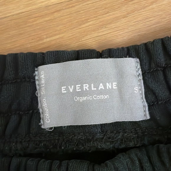 EVERLANE Women Black Cotton Sweatpants (Size S) - Picture 3 of 5